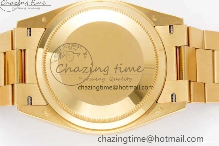 MiroTime 0321 NewStyle Day Date 36 YG RAF Best Edition Black No Marker on YG Bracelet A 2019